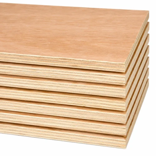 Okoume-Aquatek Marine Grade Plywood Full Sheets Stack