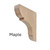 Maple wood shelf bracket