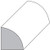 Profile of DuraFlex Quarter Round 105 Flex