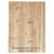 Showing back side of channel rustic siding