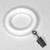 Black Metal Clips on White ring
