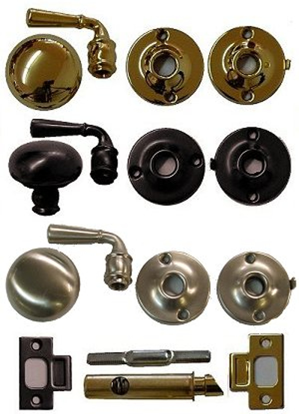 Storm door Lock and Lever Handle Set (Ives)