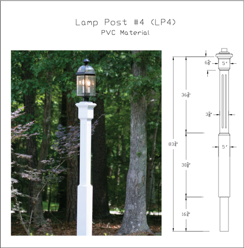Lamp Posts & Mailboxes and Mailbox Brass Straps