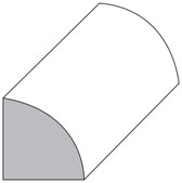 Profile of DuraFlex Quarter Round 105 Flex
