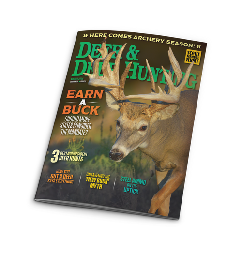 The cover of the August 2026 issue of Deer & Deer Hunting