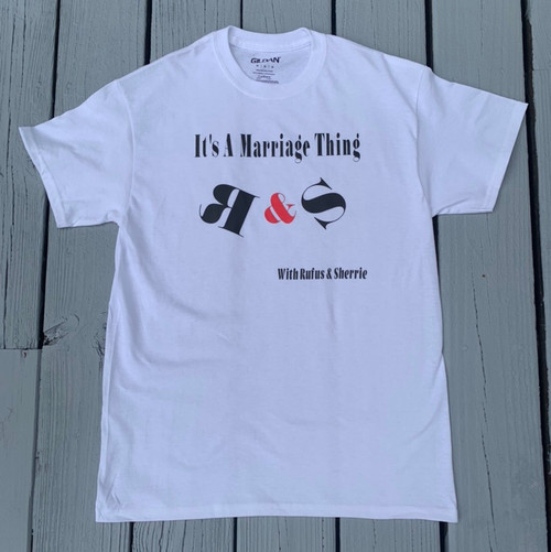 It's A Marriage Thing Logo T-Shirt - White