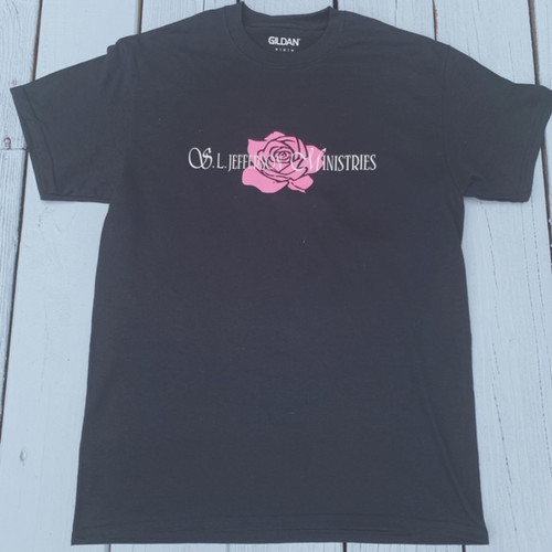 S L Jefferson Ministries Logo T-Shirt - Black