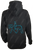 English Horse Black Hoodie - Blue Stitching