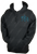 English Horse Black Hoodie - Blue Stitching