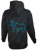 Mules Black Hoodie - Blue Stitching
