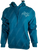 Three Horses Teal Hoodie - White Stitching