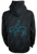 Pleasure Horse Black Hoodie - Blue Stitching
