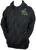 Reining Horse Black Hoodie - Lime Green Stitching