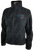 Three Horses Black Fleece Jacket - Multi-Color Stitching