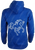 Whinny Horse Youth Blue Hoodie - White Stitching