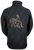 Reining Horse Black Jacket -Regular Fit - Sand Stitching