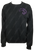 Tribal Horse Black Crewneck Sweatshirt - Purple Stitching