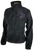 Tribal Horse Black Fleece Jacket - Purple Stitching