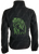 Hairy Horse Black Fleece Jacket - Lime Green