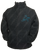 Barrel Horse Black Fleece Jacket - Blue Stitching