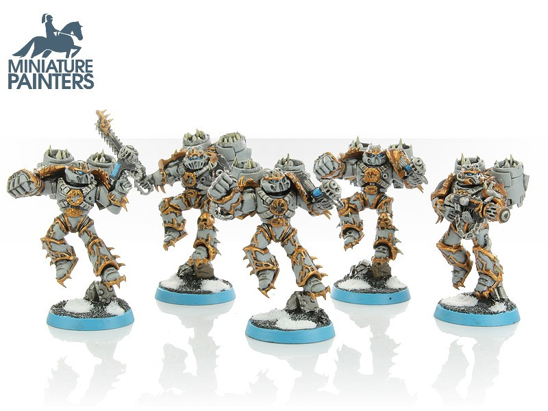 CHAOS SPACE MARINES RAPTORS - MINIATURE PAINTERS