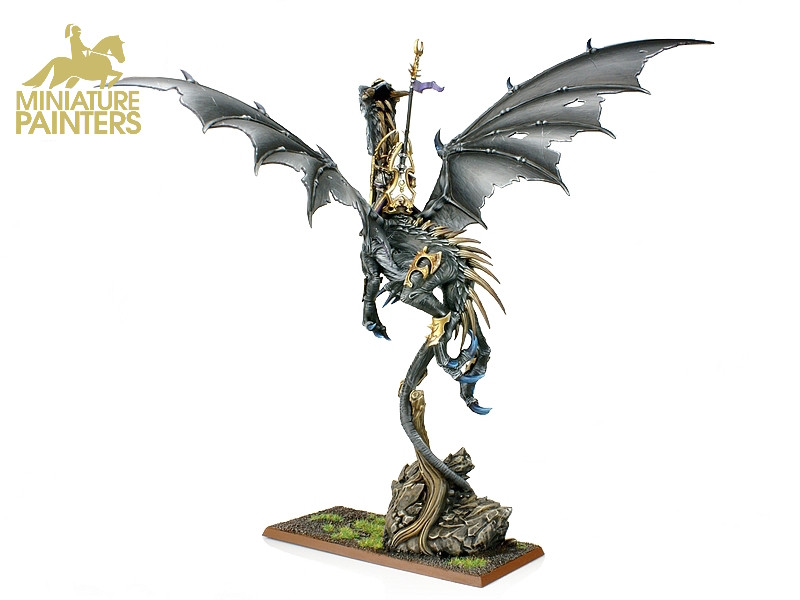 送料無料◇WARHAMMER/ウォーハンマー ： DARK ELF DREADLORD ON BLACK