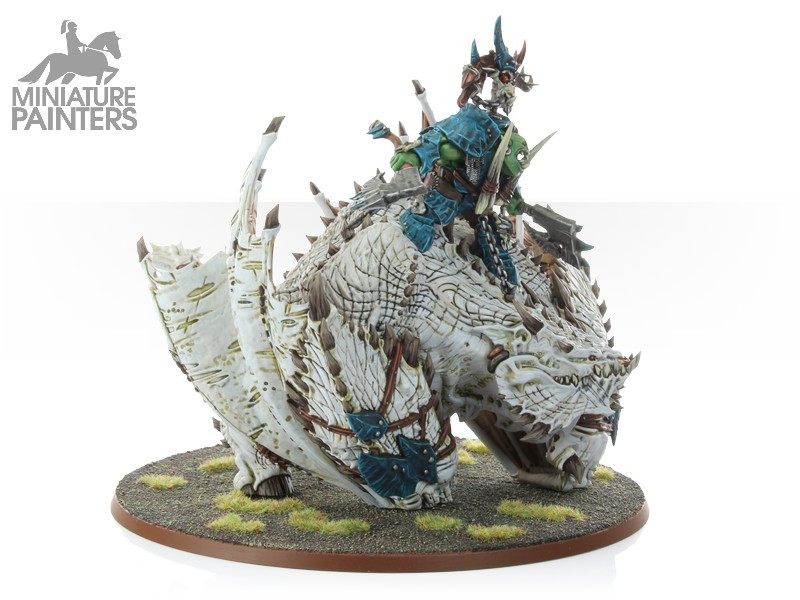 ORRUK WARCLANS MEGABOSS ON MAW-KRUSHA - MINIATURE PAINTERS