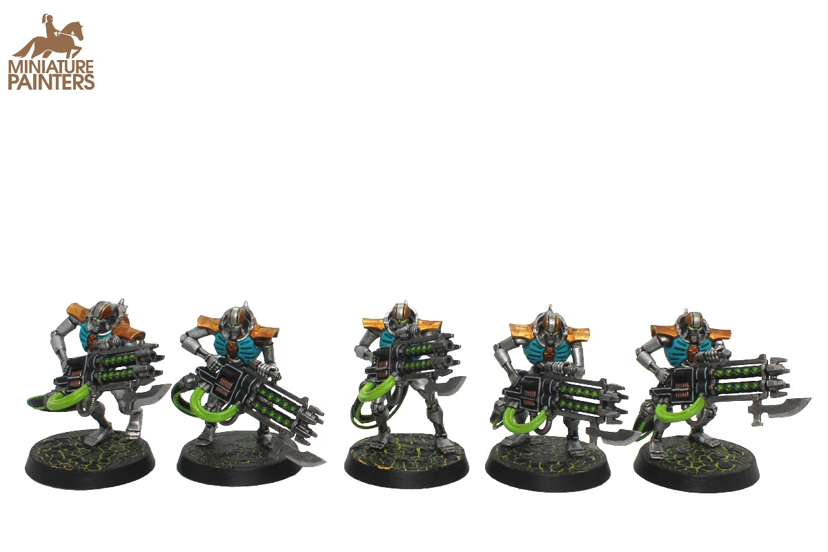 GW 40K NECRON Metal Loose Mini Necron Immortal With Green Rods Warhammer EUR 11,99 - FR