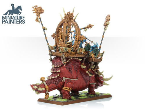 warhammer battle Lizardmen stegadon howdah skink (5th edition