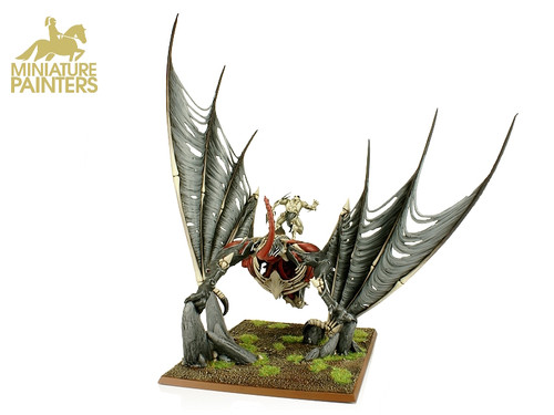 FLESH EATER COURTS ABHORRANT GHOUL KING ON TERRORGHIEST MINIATURE