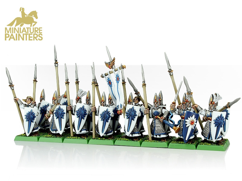 HIGH ELF REALMS ELVEN SPEARMEN - MINIATURE PAINTERS