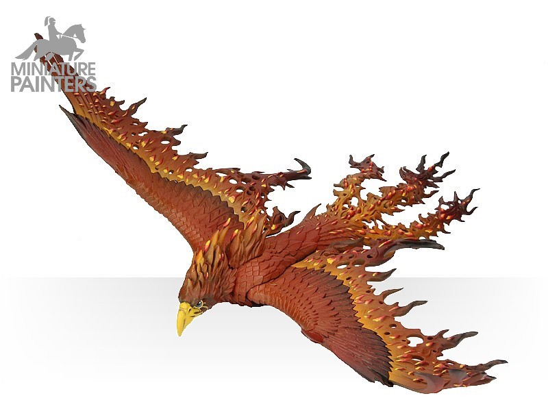 HIGH ELF REALMS FLAMESPYRE PHOENIX - MINIATURE PAINTERS