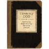 Dog Lover Double Sided Vintage Style Journal Notebook - Dogs Are My Favorite People from Primitives by Kathy