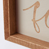 Wedding Themed Decorative Inset Wooden Box Sign - We Decided On Forever 8.75 Inch from Primitives by Kathy