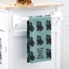 Dog Lover Cotton Kitchen Dish Towel - All You Need Is Love And A Bulldog 20x26 from Primitives by Kathy