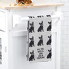 Dog Lover Cotton Kitchen Dish Towel - All You Need Is Love And A Frenchie 20x26 from Primitives by Kathy