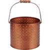 Set of 3 Metal Buckets - Copper Dots Design (Various Sizes) from Primitives by Kathy