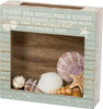 Every Sea Shell Has A Story Seashell Holder Keepsake Box 10x10 from Primitives by Kathy