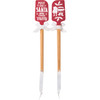 Move Over Santa Here Comes Mimi - Double Sided Red & White Silicone Spatula - Christmas Collection from Primitives by Kathy