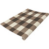 Decorative Paper Table Runner - Brown & White Buffalo Check - 30 Ft. x 20 Inch from Primitives by Kathy