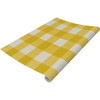 Gold & White Buffalo Check Decorative Paper Table Runner - 30 Feet x 20 Inch from Primitives by Kathy