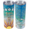 Stainless Steel Coffee Tumbler Thermos - And Then You Came Into My Life - Sun Stars & Moon 20 Oz from Primitives by Kathy