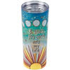 Stainless Steel Coffee Tumbler Thermos - And Then You Came Into My Life - Sun Stars & Moon 20 Oz from Primitives by Kathy