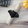 Felt Bat Napkin Ring - Halloween Collection - 5.25 Inch x 3.25 Inch from Primitives by Kathy