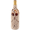 Cotton Macrame Design Wine Bottle Holder - Bohemian Collection from Primitives by Kathy