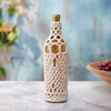 Cotton Macrame Design Wine Bottle Holder - Bohemian Collection from Primitives by Kathy