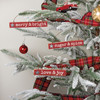 Set of 3 Rusti Wooden Christmas Ornaments - Love & Joy - Sugar & Spice - Merry & Bright  from Primitives by Kathy