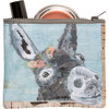 Zipper Wallet - Watercolor Donkey With Floral Headband from Primitives by Kathy
