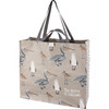 Reusable Double Sided Shopping Market Tote Bag - The Beach Is Calling - Seagulls & Pelicans from Primitives by Kathy