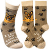 Dog Lover I Love My German Shepherd Colorfully Printed Cotton Socks from Primitives by Kathy